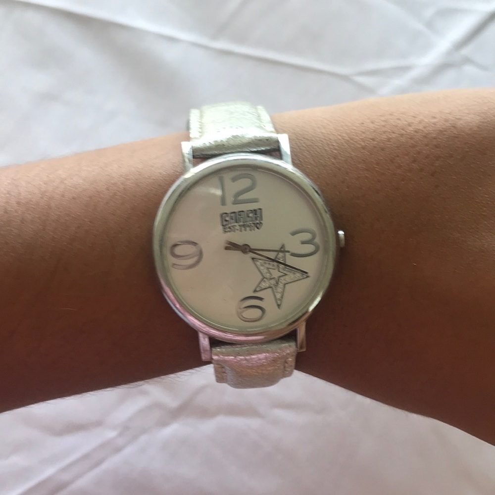 Coach Poppy leather watch - Picture 3 of 4